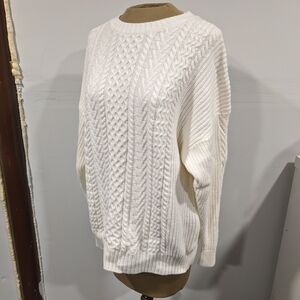 BP Ivory Cable Knit Sweater BNWT